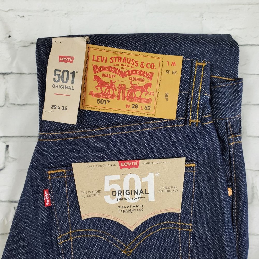 Men's Levi's 501 Original Shrink-To-Fit 29x32 - Picture 4 of 6
